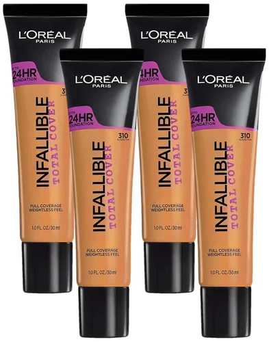 Miniatura 5 de L'Oreal Paris cosméticos base infalible de cubierta total, Tan clásiico Bronceado clásico 310