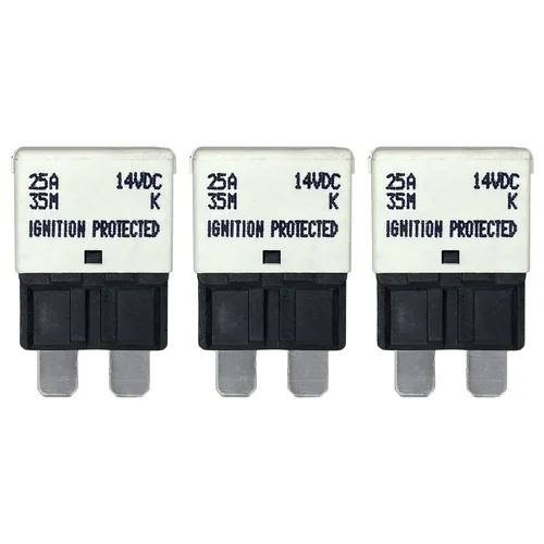 Miniatura 22 de Fusible de disyuntor ATC/ATO de reinicio automático de 30 amperios para automóvil, RV, automóvil, camión, protección de batería, reinicio