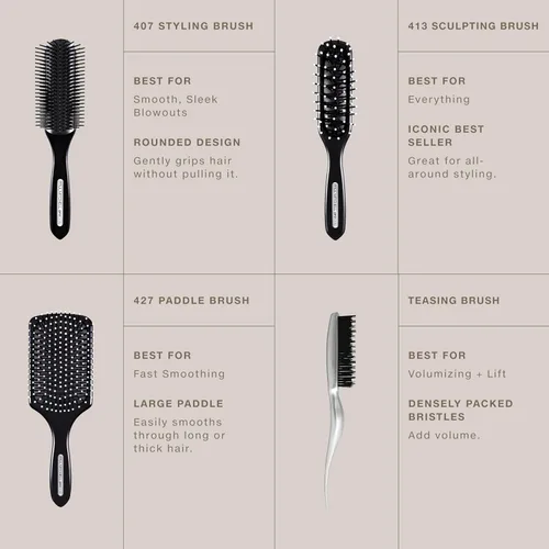 Miniatura 4 de Paul Mitchell Pro Tools 413 Sculpting Brush, Classic Hair Brush for Detangling, Sculpting + Styling Wet or Dry Hair
