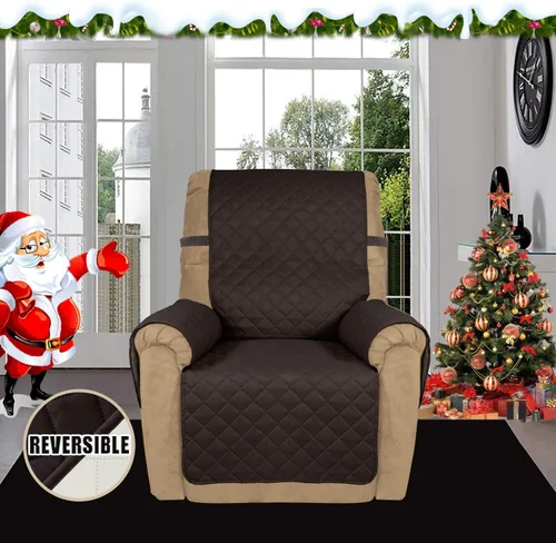 Miniatura 2 de Easy-Going - Funda reversible para sofá reclinable, resistente al agua, protector de muebles con correas elásticas, para mascotas y niños