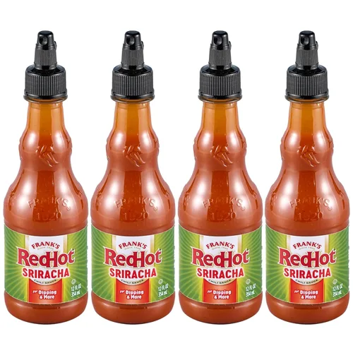 Miniatura 9 de Frank's RedHot Salsa de chile Sriracha, 0.5 galones - Una jarra de 0.5 galones de salsa picante de chile Sriracha, perfecta para alitas, pizza