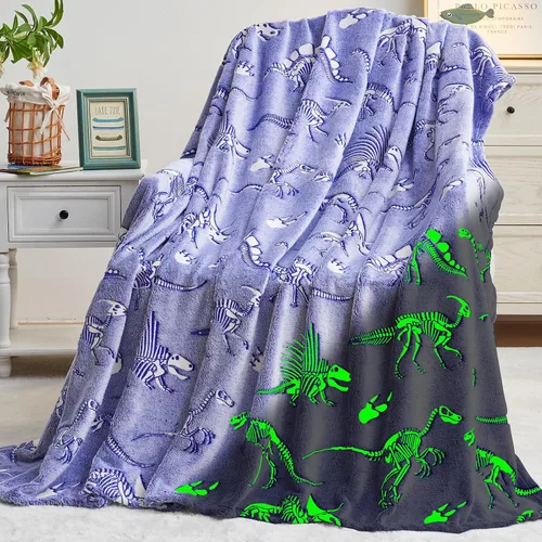 Miniatura 20 de inhand Juguetes de unicornio azul que brillan en la oscuridad para manta, regalos de unicornio para niñas de 1, 2, 3, 4, 5, 6, 7, 8, 9, 10, 11, 12