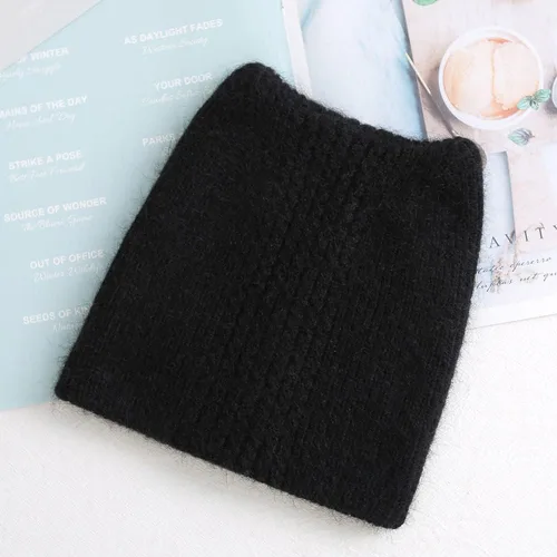 Miniatura 3 de Gorro de punto de lana con orejas de gato lindo para mujer gorro térmico de doble capa