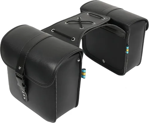 Par de bolsas laterales para motocicleta Motoforti, bolsas de herramientas para ciclismo, bolsa de equipaje impermeable con hebillas de liberación