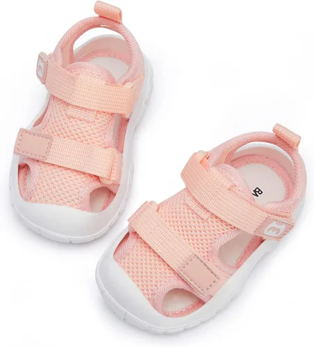 Miniatura 3 de BMCiTYBM Sandalias de verano con punta cerrada para bebé, niño, niña, zapatos ligeros, antideslizantes, para primeros pasos, 6, 9, 12, 18, 24 meses