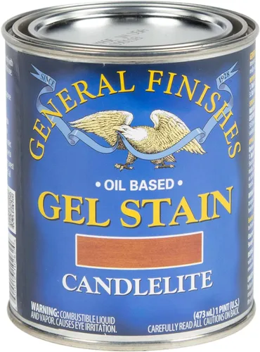 Miniatura 20 de General Finishes - Tinte en gel base de aceite, 1 cuarto de galón, cereza georgiana Georgian Cherry