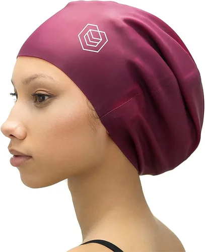 Miniatura 7 de SOUL CAP – Gorra de natación grande para cabello largo – diseñada para cabello largo, rastas, cabello ondulado, extensiones de cabello, trenzas