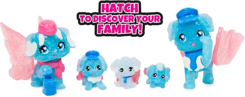 Miniatura 8 de Hatchimals CollEGGtibles, paquete familiar de juego en casa con 3 personajes y hasta 3 bebés sorpresa (el estilo puede variar), juguetes para niñas