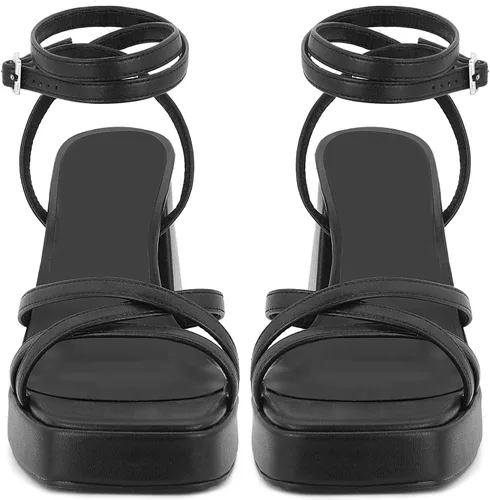 Miniatura 3 de SOVANYOU Tacones altos con tiras para mujer, vestido de moda, zapatos de boda, sandalias de tacón