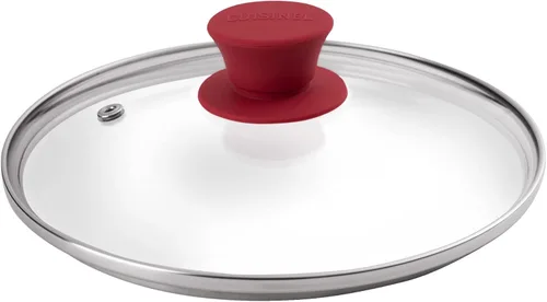Miniatura 23 de Cuisinel Tapa de cristal – 6 pulgadas – Compatible con Lodge – Funda de repuesto templada totalmente montada – Apto para horno para sartenes – Para