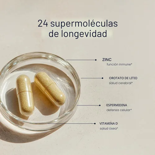 Miniatura 5 de Blueprint Bryan Johnson Cápsulas Esenciales - Multivitamínico/Multimineral Diario para Mujeres y Hombres - Suplemento Antioxidante con Calcio