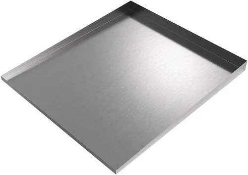Miniatura 5 de Bandeja de goteo para lavadora de carga frontal – 36 x 32 pulgadas (acero galvanizado) Prevención de daños por agua Sin fugas Fabricado