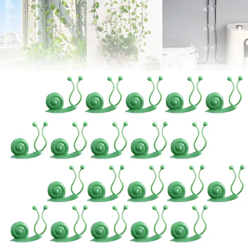 Miniatura 14 de Clips de pared para escalada de plantas, clips de soporte para plantas 2025, clips de jardín reutilizables, clips de soporte para plantas