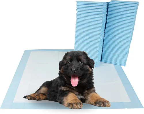 BV Almohadillas para Cachorros a Prueba de Fugas 50 Unidades 22"x 22" - Almohadillas Absorbentes para Orina de Perros con Diseño de 6 Capas, Hoja de