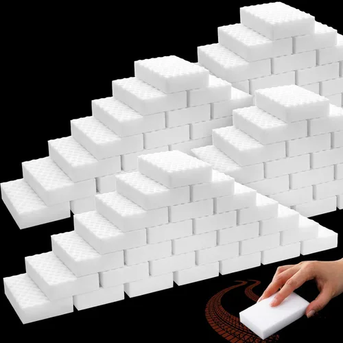 Sosation 400 Pack Magic Sponge Erasers, 2X Density New Nano Material Melamine Sponge Bulk, Strong Durable Magic Sponges Eraser Cleaning Supplies