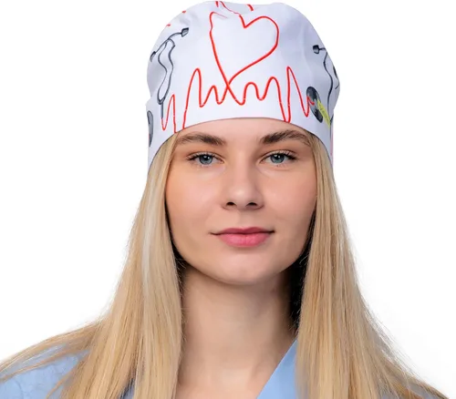 Miniatura 85 de Print Scrub Caps - Sombrero perfecto para enfermeras, médicos y EMTs..