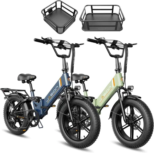 Miniatura 18 de Jasion X Hunter PRO/ST Electric Bike for Adults,1800/1400W Peak 20''Fat Tire Foldable E Bikes,Folding Ebike Up to 80/70 Miles Range 30 MPH,720/624WH