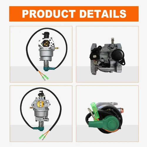 Miniatura 6 de HUAYI P27-2 Carburador para Honda EM5000SX EB5000 EM6500SX EB6500 EW171 EB3500 EB3800X EM3500X EM3500SX EM3800SX EW140 y GX340 GX390 Generador