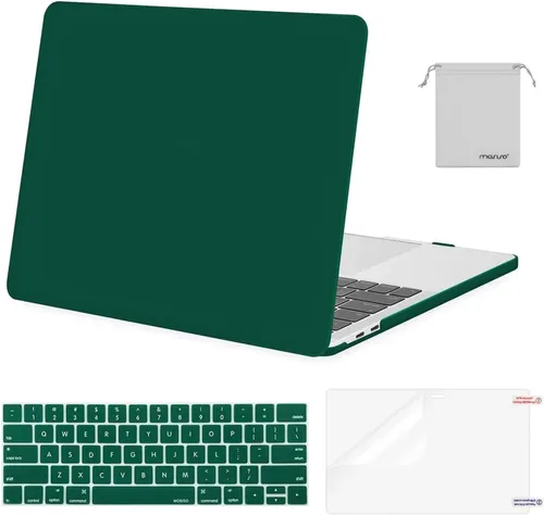 Miniatura 27 de MOSISO - Carcasa rígida de plástico, cubierta de teclado, protector de pantalla y bolsa de almacenamiento para MacBook Pro 13 pulgadas/33 cm Azul