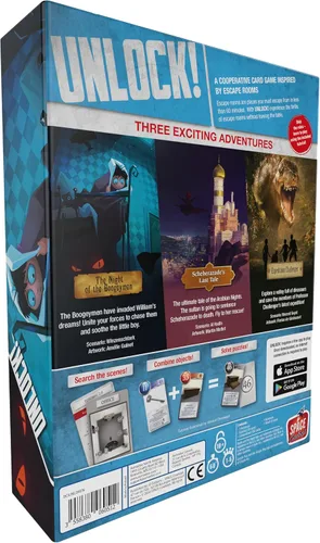 Miniatura 2 de Juego de cartas de aventuras exóticas – Aventura cooperativa inspirada en la sala de escape, divertido juego familiar para niños y adultos, a partir