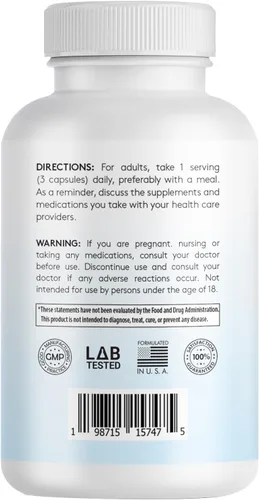 Miniatura 2 de Infusiones Máxima Fuerza Pure SAM-e 1200mg 90 Cápsulas Vegetales (S-adensoil-metionina)