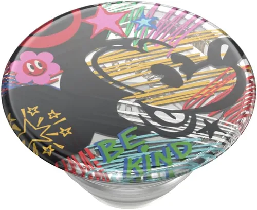 Miniatura 4 de PopSockets - Agarre para teléfono con soporte expandible, agarre adhesivo, Disney - Mickey Be Kind