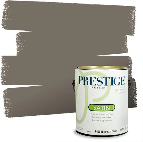 Miniatura 23 de PRESTIGE Paints - Pintura interior e imprimación en uno, 1 galón, cáscara de huevo, pimienta envejecida