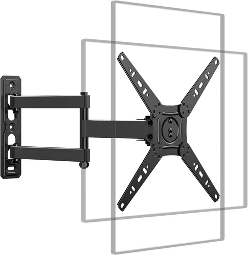 FORGING MOUNT Soporte de pared para TV de movimiento completo para televisores de 17 a 50 pulgadas de hasta 66 libras, soporte de pared giratorio