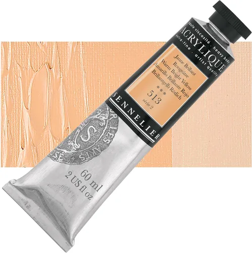 Miniatura 69 de Sennelier Acrílico para artistas extrafinos, 2.0 fl oz, luz verde cromo S3