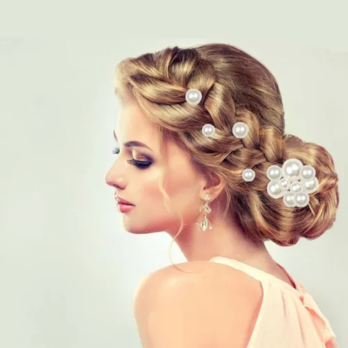 Miniatura 3 de ELANE 38 horquillas de pelo de perlas para peinados de boda, accesorios para el cabello de novia, accesorios para el cabello para mujeres y niñas