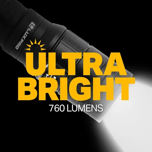 Miniatura 2 de LUXPRO XP980 Pro Series - Linterna LED Recargable de Utilidad - 760 Lúmenes - Linterna Brillante con Tiempo de Funcionamiento de 24,5 Horas y Mango