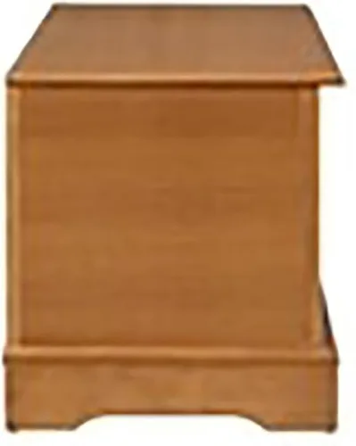 Miniatura 6 de Bowery Hill Cofre rectangular de madera tradicional de cedro, 40 pulgadas de ancho x 16 pulgadas de profundidad x 18.5 pulgadas de alto, acabado