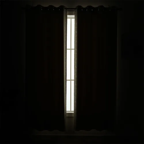 Miniatura 4 de MANGATA CASA - Cortinas opacas con estrellas para dormitorio - Juego de 2 cortinas de ventana para guardería con ojales – Cortinas opacas