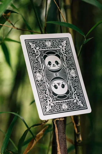 Miniatura 7 de Baraja de cartas Bicycle Panda, lindas cartas con animales, 1 mazo