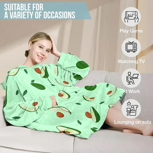 Miniatura 4 de Warmstorey Manta con Capucha Portátil para Mamá Esposa La Mejor Sudadera de Todos los Tiempos - Regalo de Navidad del Esposo Hija Aniversario