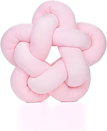 Miniatura 11 de chislim Bolas de almohada, almohada redonda con nudo hecho a mano, almohadas redondas de felpa decorativas para el hogar, para sofá, dormitorio
