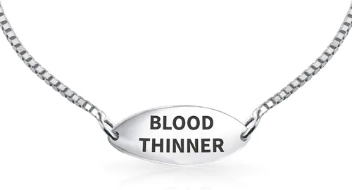 Miniatura 19 de Pulsera de identificación médica grabable con forma de corazón ovalada o doble en blanco, para adolescentes, para él o ella, hijo e hija, plata