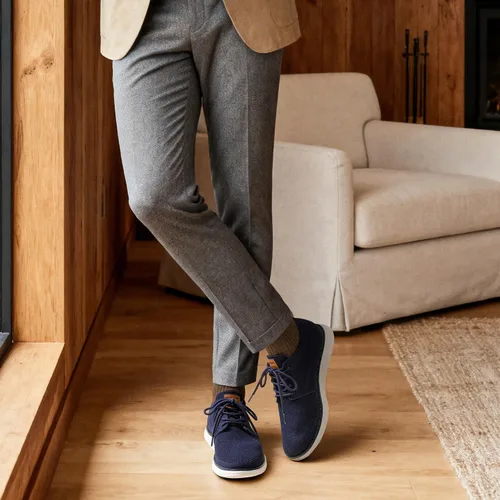 Miniatura 3 de Bruno Marc Zapatillas de malla para hombre Oxfords ligeras