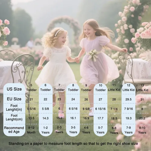 Miniatura 34 de THEE BRON Sandalias cómodas para niñas, zapatos para niños, sandalias rellenas
