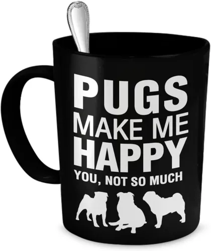 Miniatura 3 de DogsMakeMeHappy Taza Basset Hound – Basset Hounds Make Me Happy – Taza de café Basset Hound – Regalos de Basset Hound
