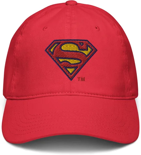 Miniatura 2 de DC Comics Superman - Gorra de béisbol ajustable con logotipo de pecho clásico