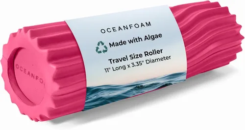 Miniatura 19 de Oceanfoam Ripple - Rodillo de espuma de viaje (11" x 3.35") Mini rodillo de espuma firme para terapia física, masaje de tejido profundo, dolor