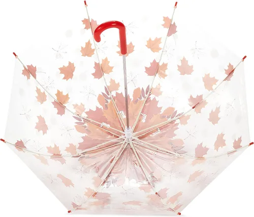 Miniatura 5 de Tienda Basics Sombrilla de burbujas transparente para niños Hoja Arce Hoja de arce