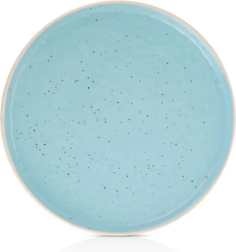 Miniatura 5 de Stone Lain Elena Stoneware - Juego de vajilla redonda de 16 piezas, color azul, 16 piezas, servicio para 4