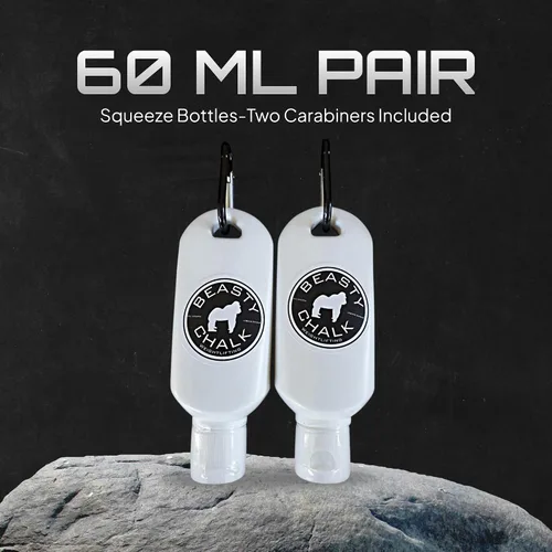 Miniatura 2 de Beasty Chalk, Gorilla Edition, gis líquida para levantamiento de pesas Dos unidades, 1.5 onzas Apriete las botellas!!!! tamaño de 1.5 onzas, 50% más