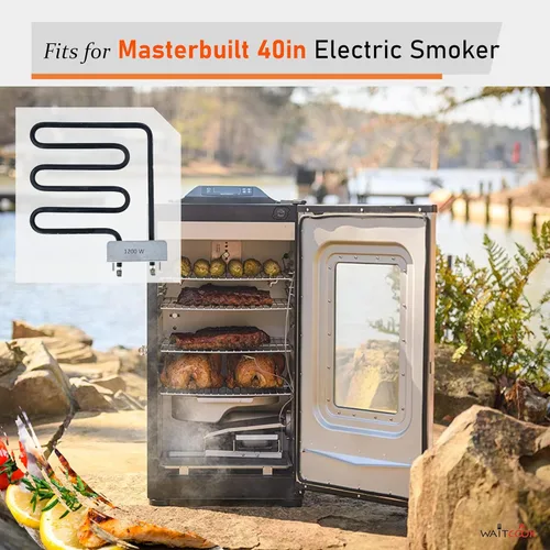 Miniatura 6 de Elemento calefactor eléctrico de repuesto de 800 vatios para ahumador eléctrico Char-Broil y Masterbuilt de 30 pulgadas de control digital