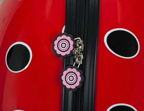 Miniatura 5 de Rockland - Maleta infantil giratoria con exterior rígido de policarbonato, Ladybug), B02-LADYBUG