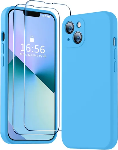 Miniatura 51 de BossKiss Funda compatible con iPhone 13 Pro, silicona de alta calidad mejorada [protección de cámara] [2 protectores de pantalla]