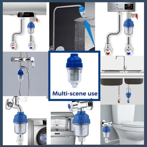 Miniatura 6 de Filtros de ducha de agua dura, filtros de cabezal de ducha para filtrar sedimentos y otras impurezas, purificadores de agua de grifo domésticos