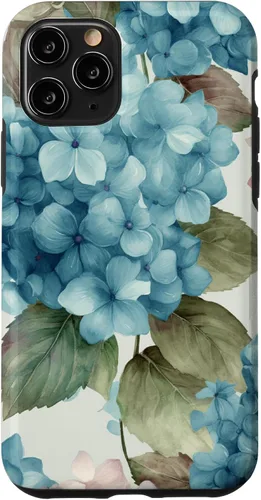 Miniatura 29 de Watercolor Shabby Chic Blue Hydrangeas Flower Case for iPhone 17